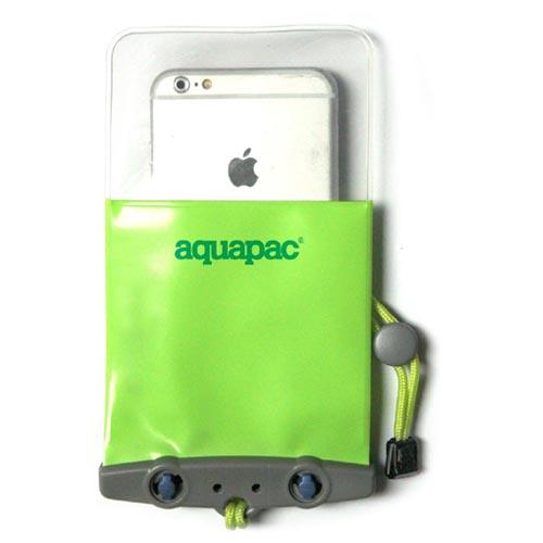 Aquapac classic phone case, plus size, groen
