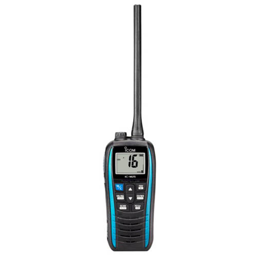 Icom M25 handmarifoon, blauw