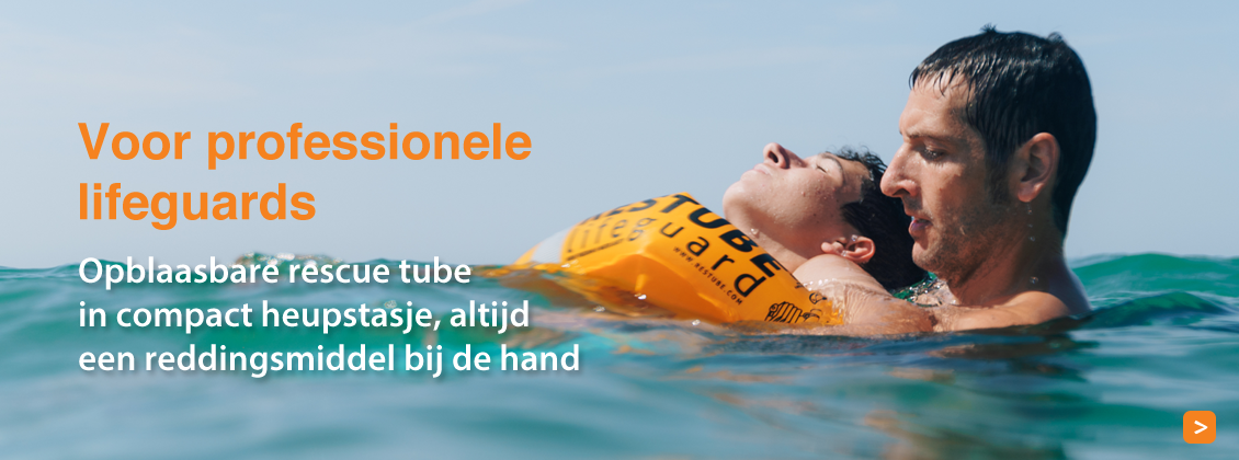 Voor professionele lifeguards - een opblaasbare rescue tube