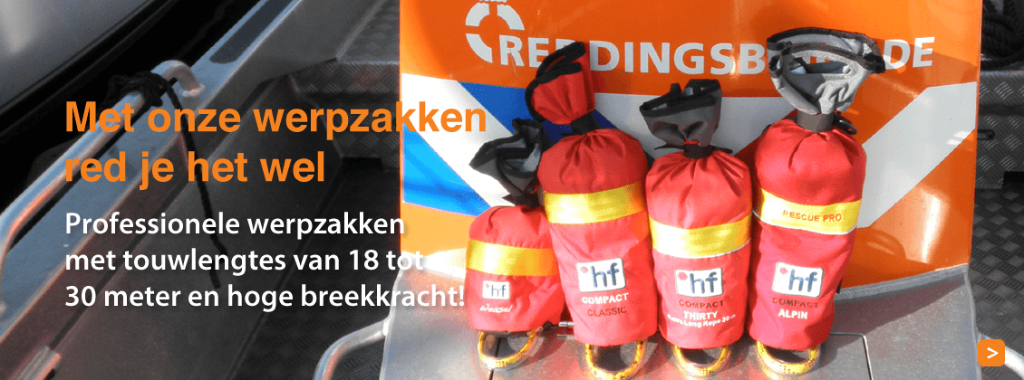 Met onze werpzakken red je het wel