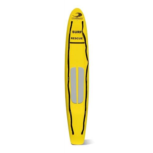 Wetiz surf rescue board professional | hard top | 320x55 cm | geel