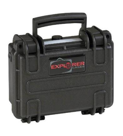 Explorer 1908 case zwart met foam