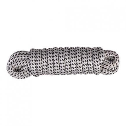 Talamex landvast, polyester/polypropyleen, wit/zwart