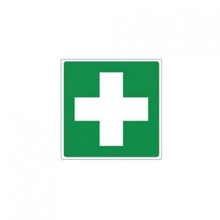Pictogram sticker EHBO, 10x10 cm