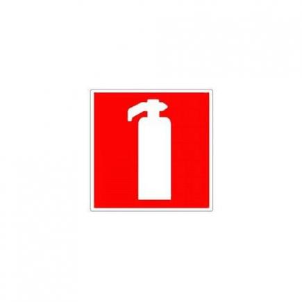 Pictogram sticker brandblusser, 10x10 cm